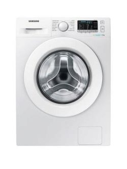 Samsung Ww70J5555Mw/Eu 7Kg Load, 1400 Spin Washing Machine With Ecobubble&Trade;  Technology - White